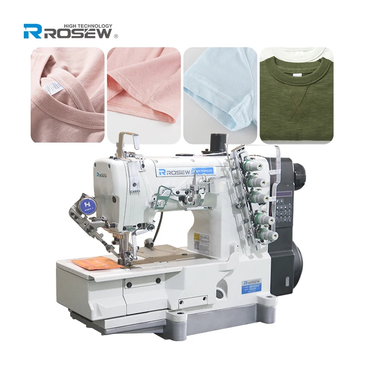 

Gc500N-01CB/EUT/WP All In One Direct Drive Interlock Flat Bed Cover Stitch Interlock Sewing Machine For T-shirts POLO Shirt