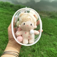10CM Clear Outdoor Bag New Style Mini Kawaii Plush Dolls Storage Pouch For 10cm-12cm Plushy Doll Anime Cartoon Nendroid Toy 1