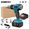 50-540℃ Cordless Heat Gun Wind Speed Optional Temperature adjustment With LED Temperature Display Cordless Hot Air Gun 1