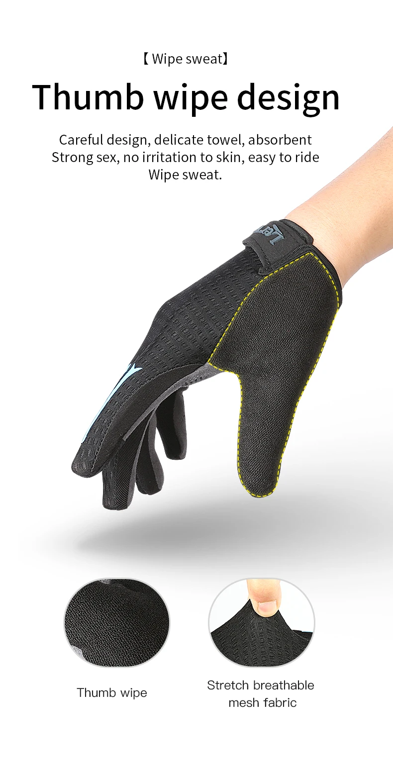 Summer Full Finger Gloves Detail 4