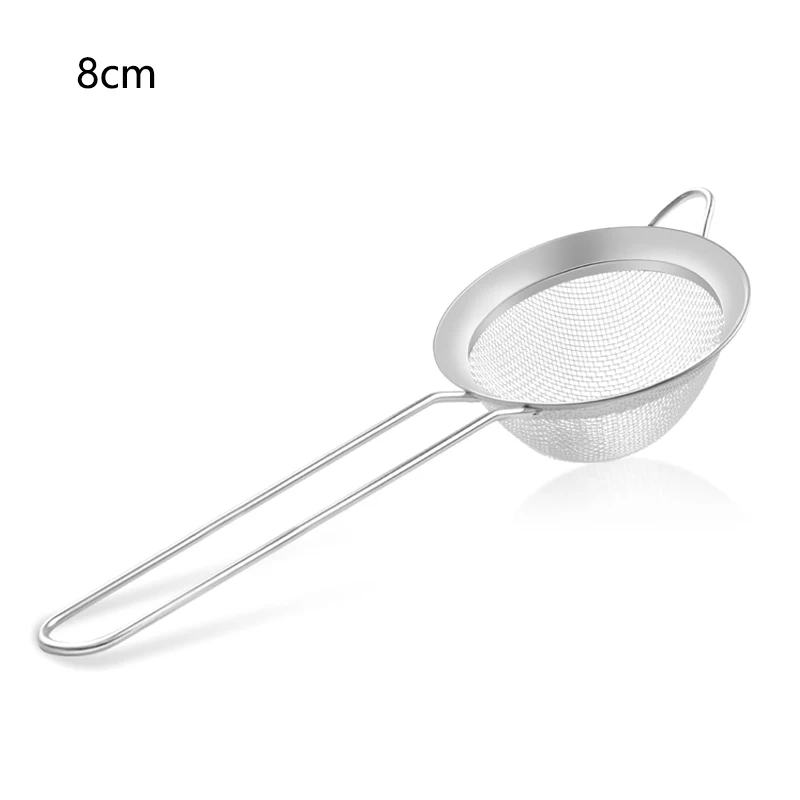 Stainless Steel Fine Mesh Sieve Set - Premium Baking & Cooking Strainers