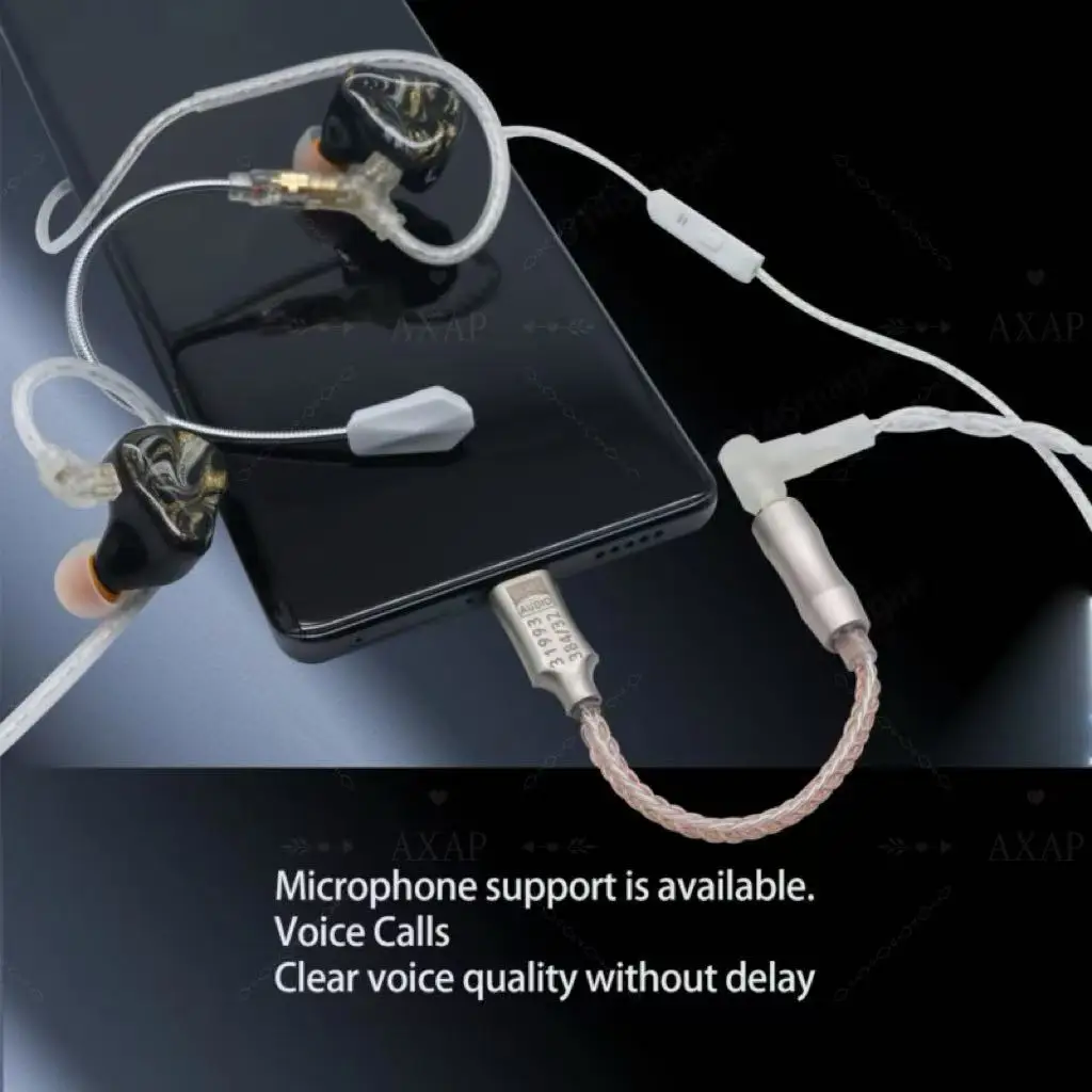 AXAP 오디오 DA06 CX31993 HiFi USB DAC 유형 C 3.5mm 헤드폰 증폭기 오디오 디코더 IEM AMP 휴대폰 어댑터