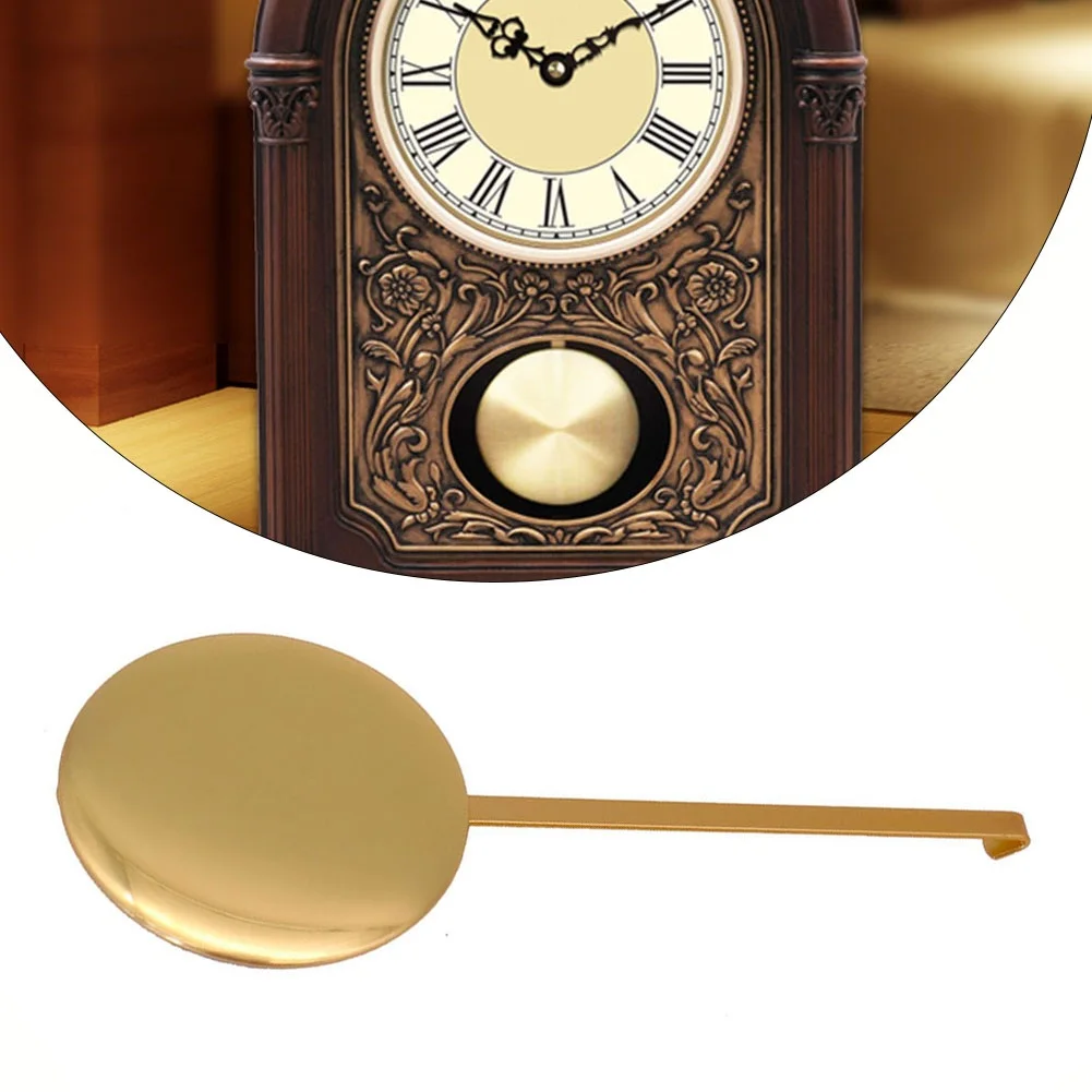 

1PCS Quartz Wall Clock Pendulum Metal Golden Creative Design DIY Accessories Gifts For Birthdays Bridal Showers Weddings