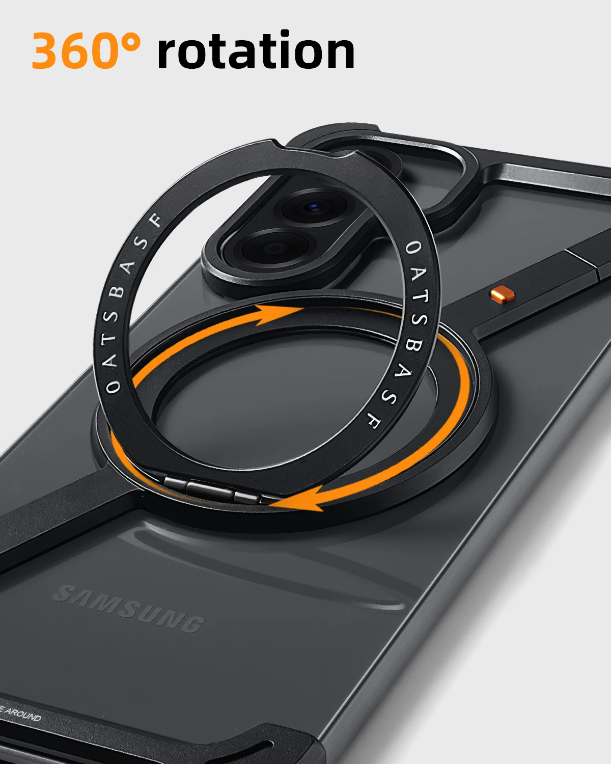 Eary For Samsung Galaxy A56 Phone Case Magsafe with 360° Rotate Magnetic Stand Metal Frameless Bumper Shockproof Protector Cover