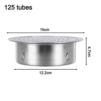 สแตนเลสห้องน้ําท่อระบายน้ําผม Catcher ระเบียงระบายน้ําปลั๊กสวนกลางแจ้งหลังคา Anti-blocking ชั้นกรอง 13
