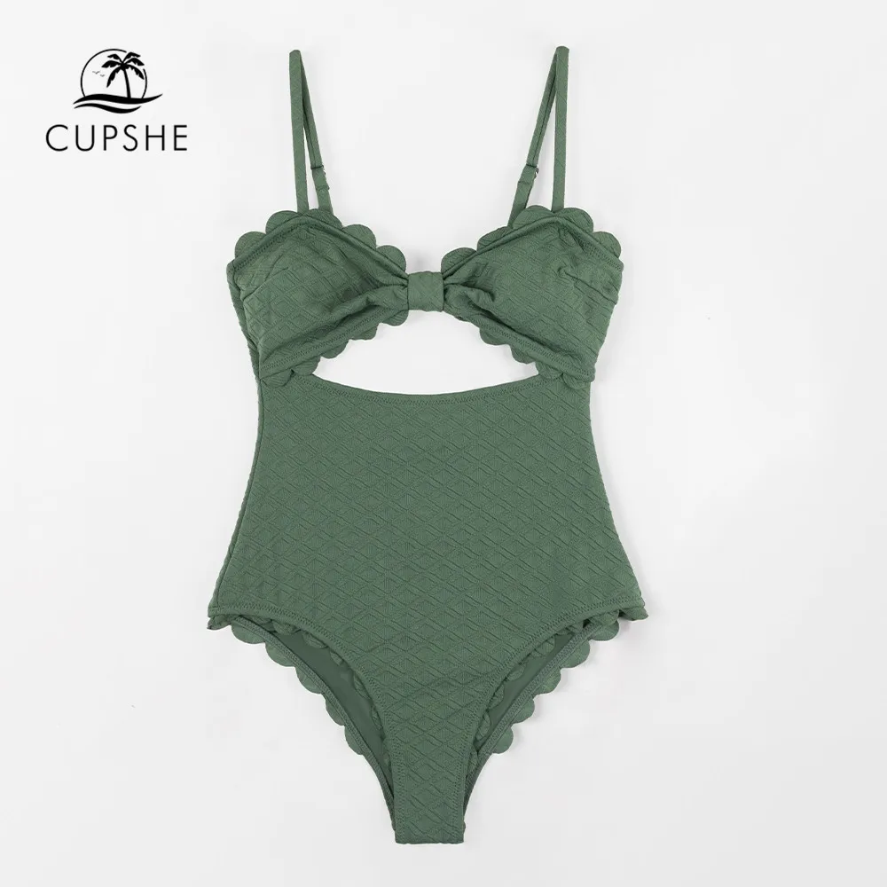 【センスUP♪】CUPSHE☆ワンピース水着 S4688637aee8a41b3901ee40f9b3f8