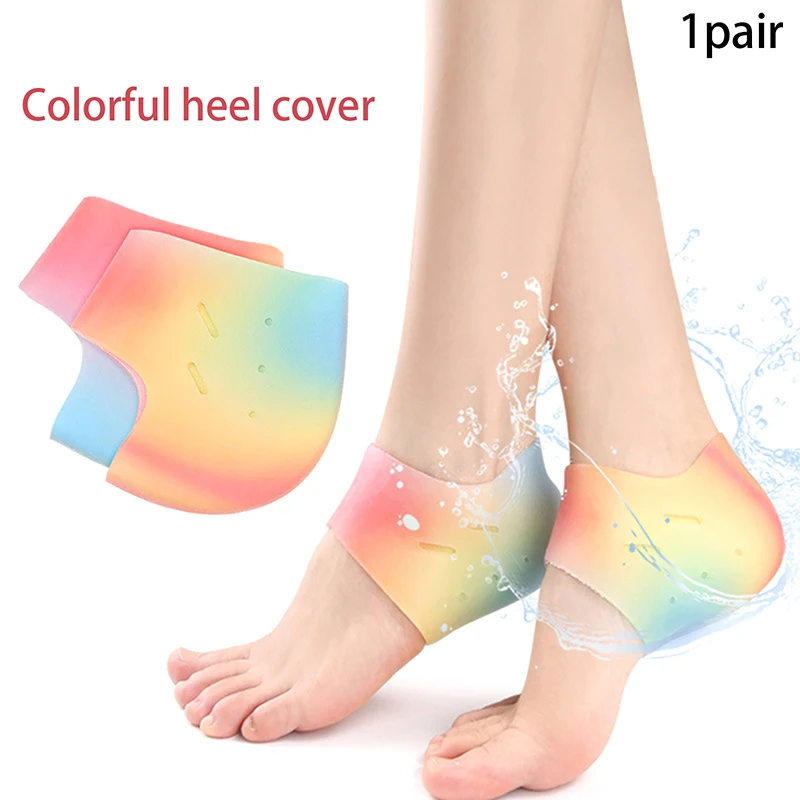 Silicone Moisturizing Foot Socks Foot Spa Massage Exfoliating Gel Socks Breathable Remove Dead Skin Anti Cracking Care Tool