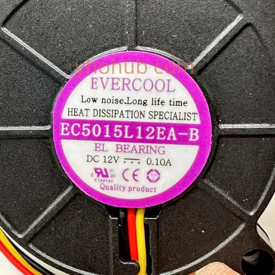 Compatible Per EVERCOOL EC5015L12E-B 12V 0.10A - Foto 3