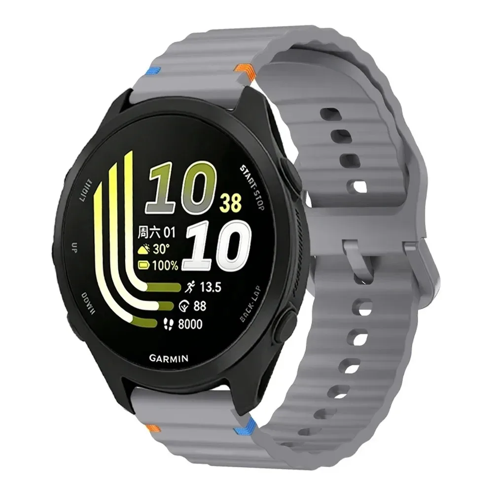 Silicone Strap for Garmin Smartwatches - Various Sizes and Colors Available