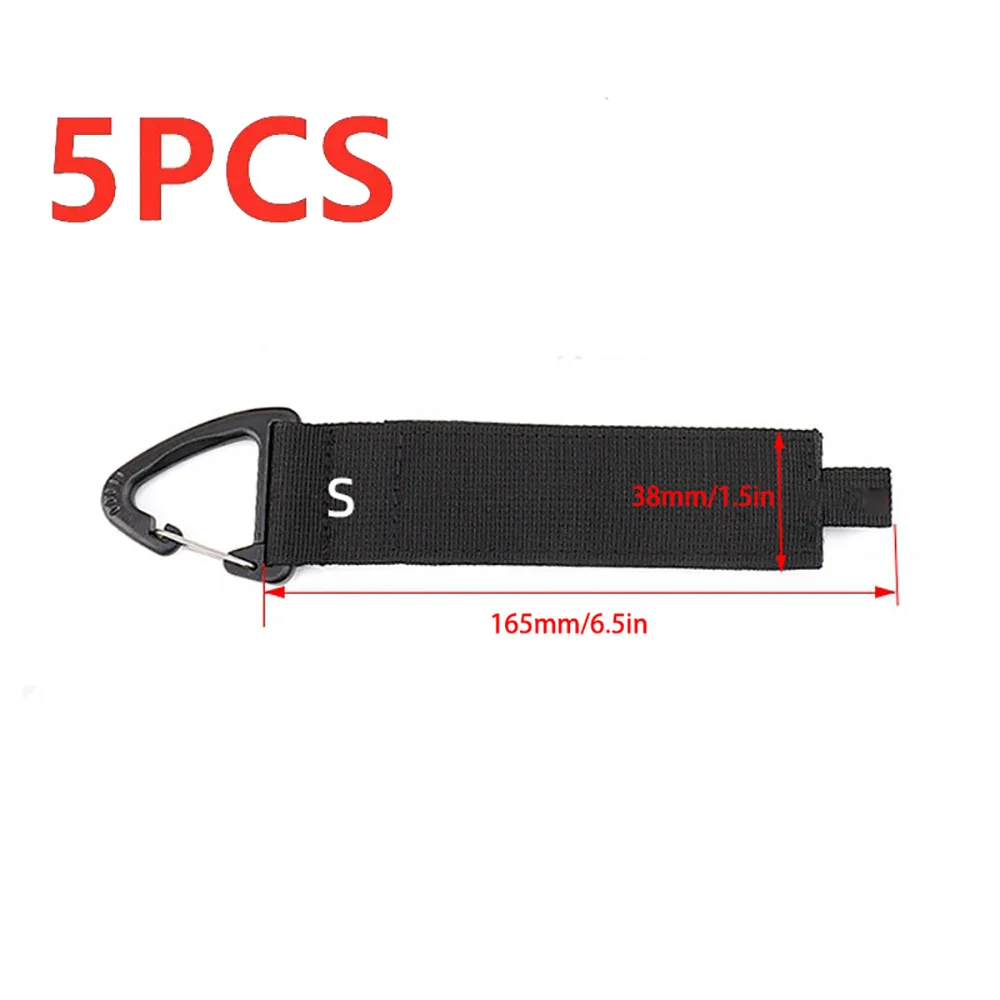 Nylon Heavy-Duty Cord Organizer Straps with Triangle Buckle - Cable and Hose Management Solution