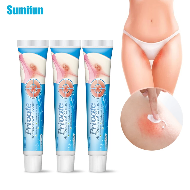 

1/2/3Pcs Sumifun Genital Antibacterial Cream Private Part Deodorant Remove Vulva Itchy Odor Pruritus Dermatitis Herbal Ointment