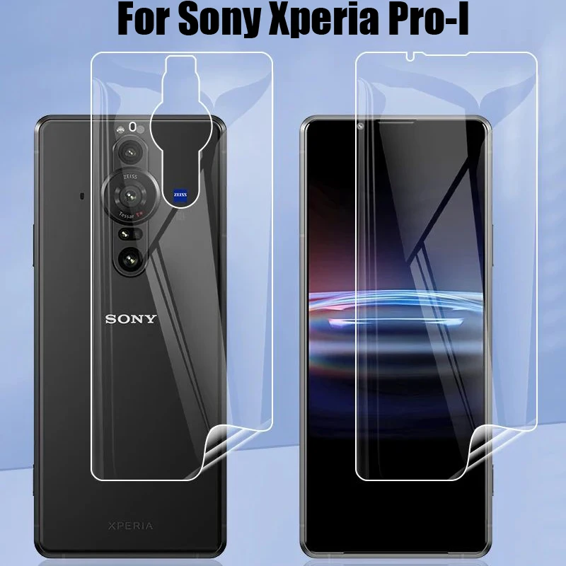 

6PCS Matte Hydrogel Film for Sony Xperia Pro-I Screen Protector for Xperia Pro-i Front and Back Protective Film Not Glass