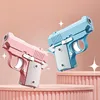 3D Printed Model Gravity Straight Jump Mini Toy Carrot Gun Non-firing Bullet Radish Toy Gun Kid Stress Relief Toy 5