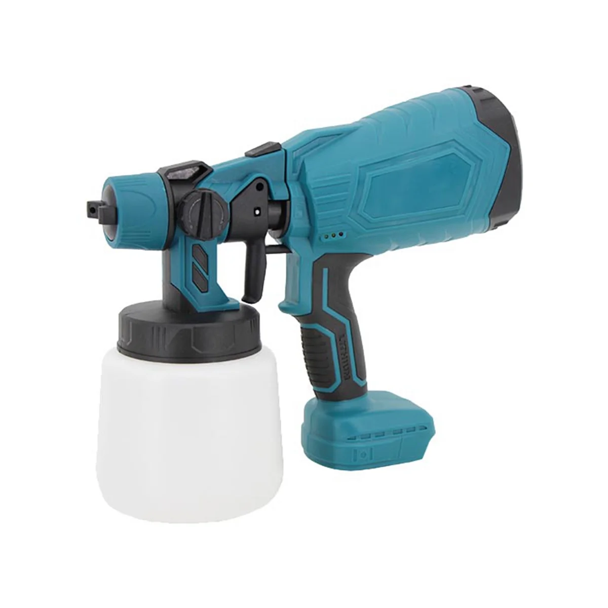 Electric Spray Gun Cordless Paint Sprayer High Power Electric Paint Sprayer for Makitas 18V Battery 1L Charge Display