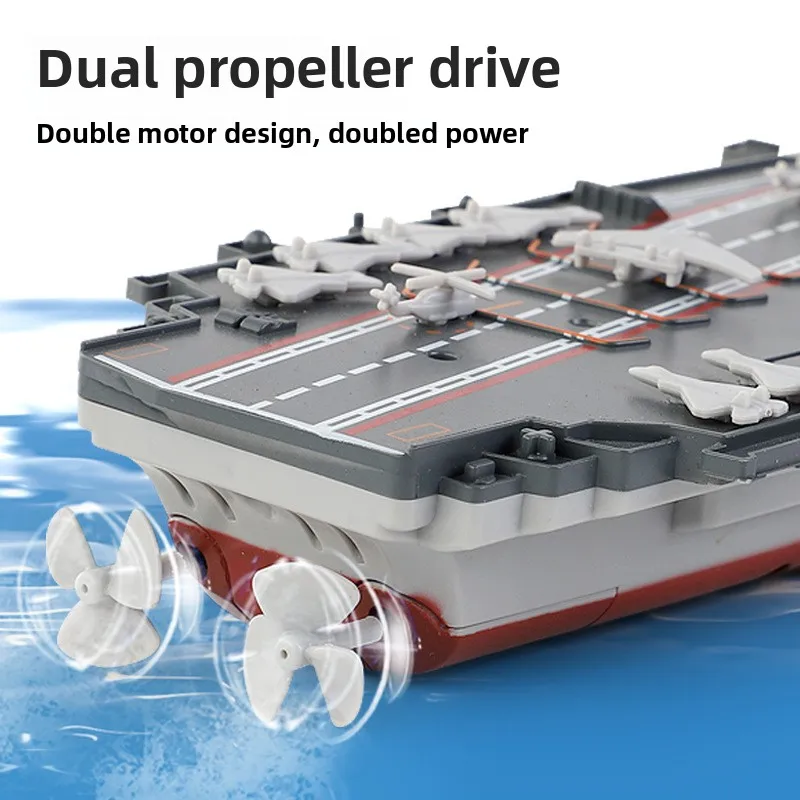 Bateau RC télécommandé 500mAh 15m portée avec vidange