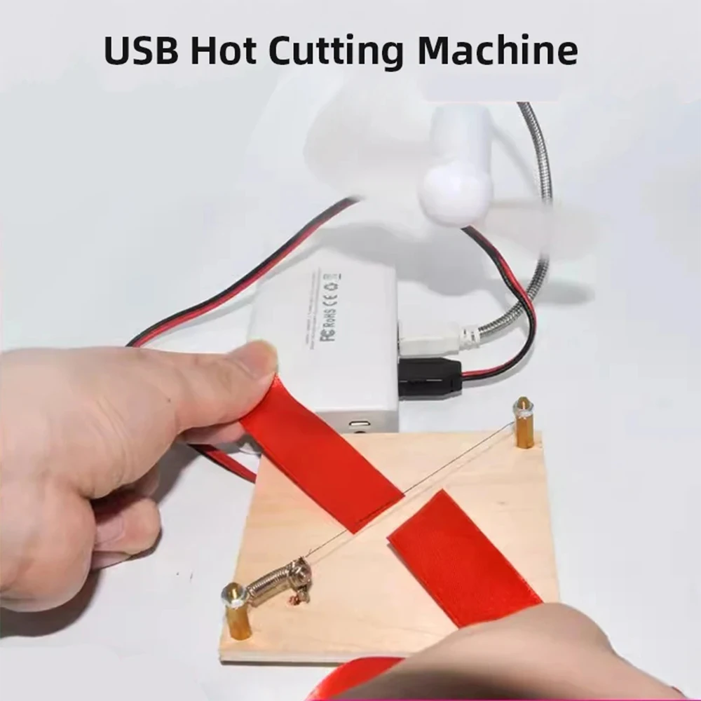Mini Thermal Cutting Machine Handmade Hair Accessories Ribbon Webbing Cutting Machine Cotton Ribbon Trimming Tape Artifact Tool ribbon cutting machine