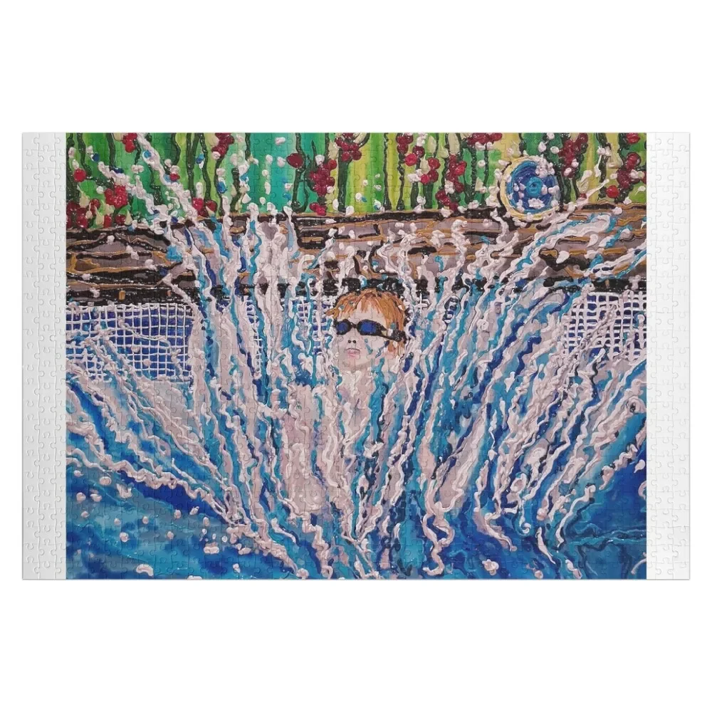 

[Trending Design] Swim Jigsaw Puzzle Wooden Jigsaws For Adults Customized Picture Name Wooden Toy Puzzle
