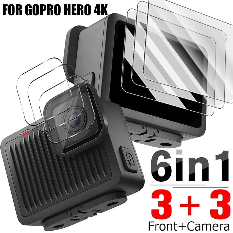 Camera Lens Tempered Glass Screen Protector for GoPro Hero 4K Anti-Scrach HD Clear Protective Glass Films Cameras Accessories