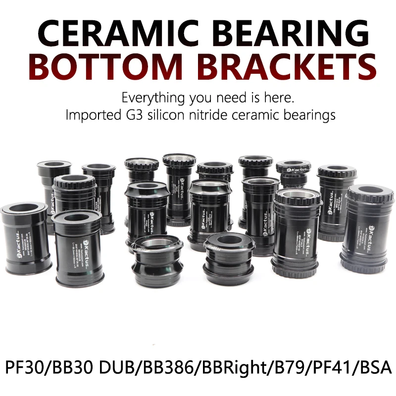 

ROAD MTB Bottom Bracket Ceramic Bearing BB30 PF30 BB79 on Lock Shaft Press fit 46mm For Shiman0/GXP/SRAM-DUB Crankset for parts
