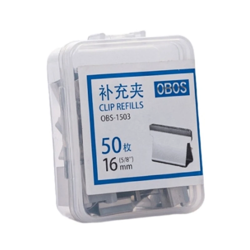 

Paper Clip Clamp Dispenser No Damage Binding, Reusable Metal Paper Clamps