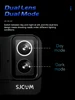 SJCAM SJ20 Dual Lens Dual cameras 4K Action Camera Waterproof 5G WiFi Touch Screen action cam camera sport helmet New In 2024 2