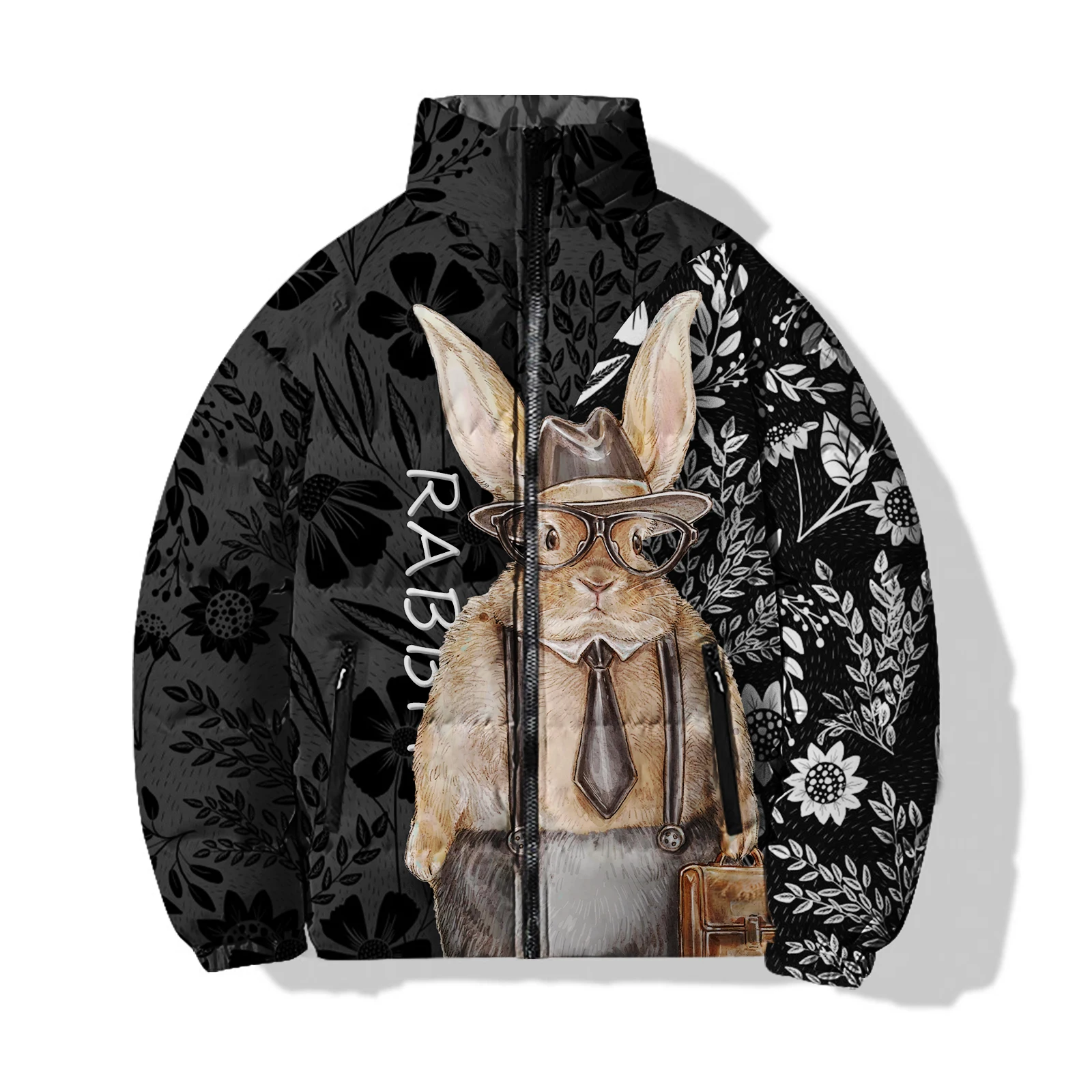 Abrigo de invierno para hombre con diseño de cuervo, chaquetas frías de estilo animal para hombre, abrigos de plumón nuevos, únicos, de alta calidad, cálidos, a la moda, parkas duraderas