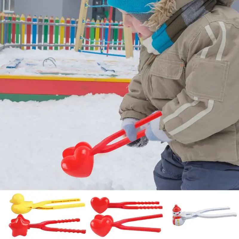 

Portable Snowball Maker Plastic Clip Kids Outdoor Sand Snow Ball Mold Toys Fight Duck Snowman Maker Clip Toy For Children