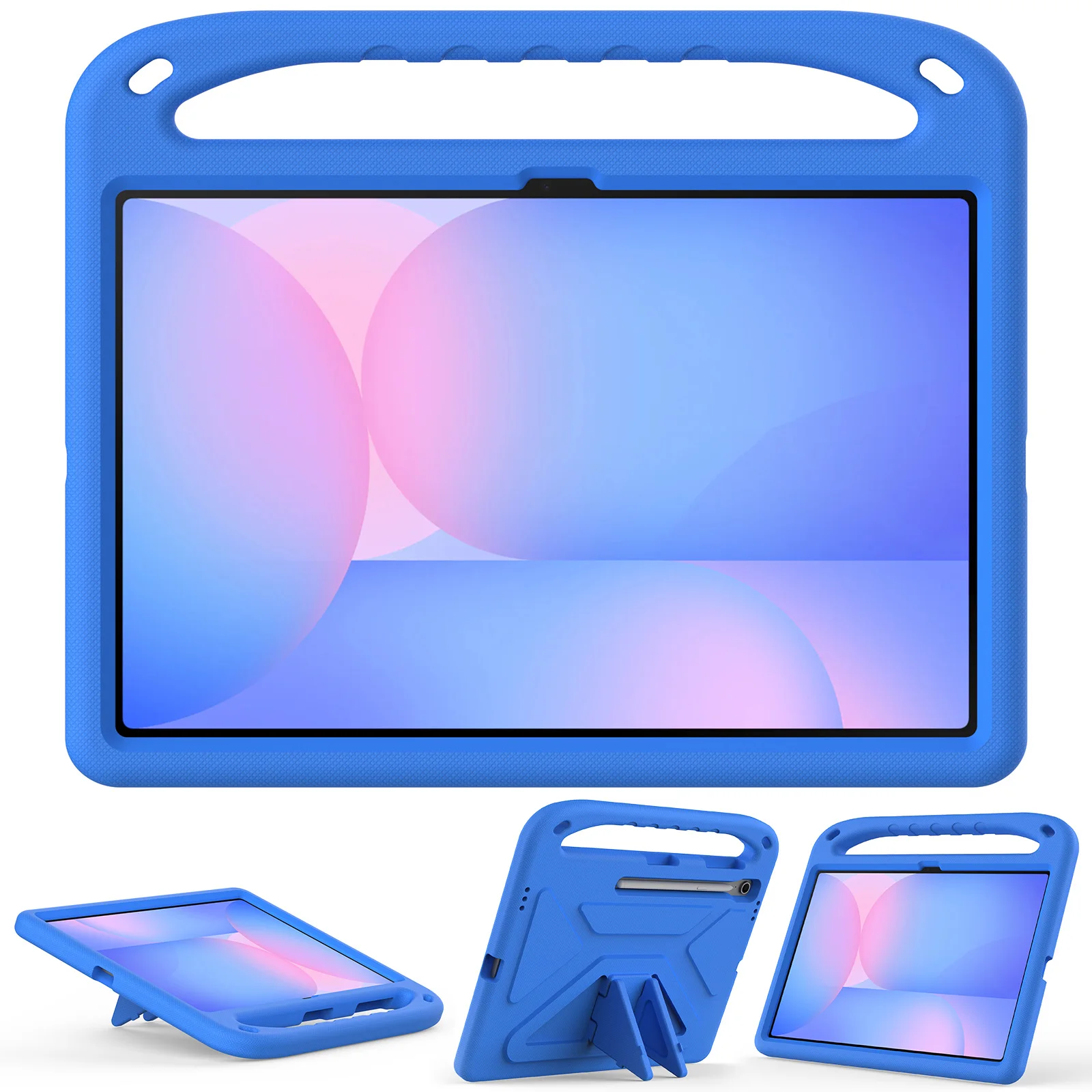 EVA Full-Body Protective Kids Tablet Stand Case with Hand Holder