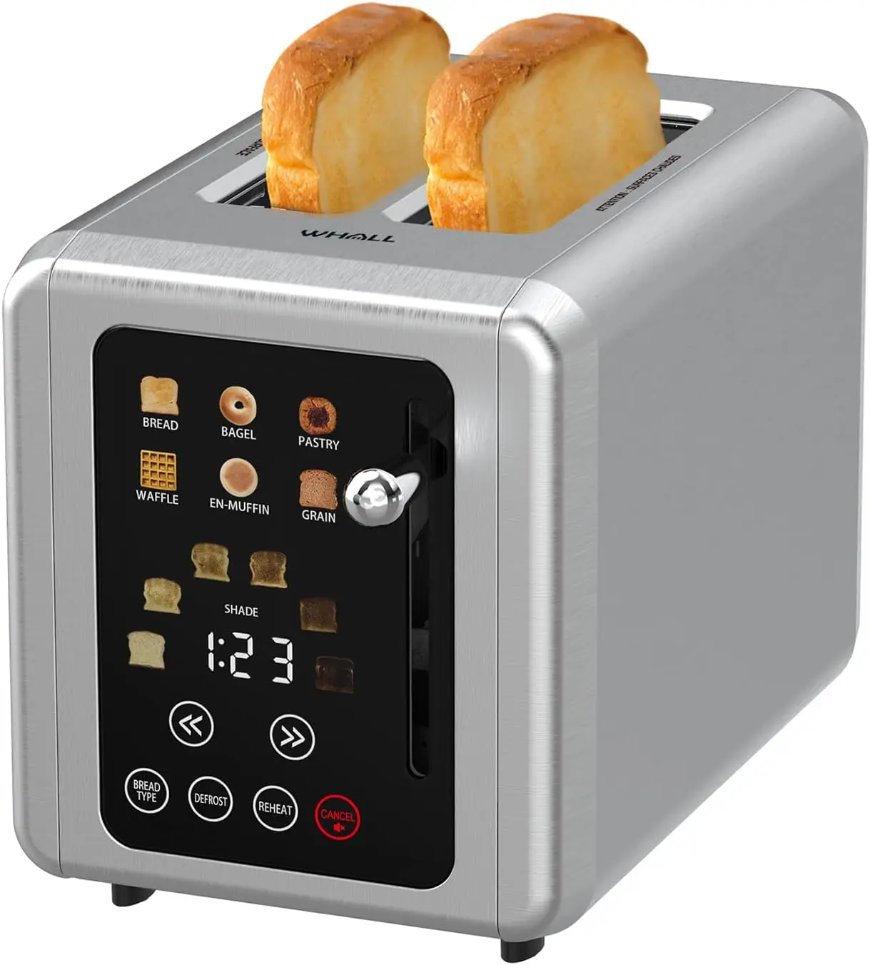 2 Slice Toaster Wide Slot Toaster with 6 Shade Settings and Double Side  Baking Bread Toaster with Removable Crumb Tray A0NC - AliExpress