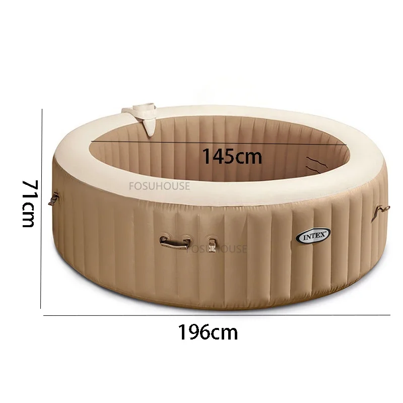 Description Picture 2 of itemNordic Massage Folding Bathtub For Adults Bathtub Whirlpool Inflatable Spa Baths Sauna Household Whirlpool Upscale Bathtub