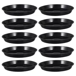 10Pcs Large Flower Pot Trays Round Shape Flowerpot Base Garden Pot Trays Thickened Plastic Plant Pot Saucer for Flower Pot