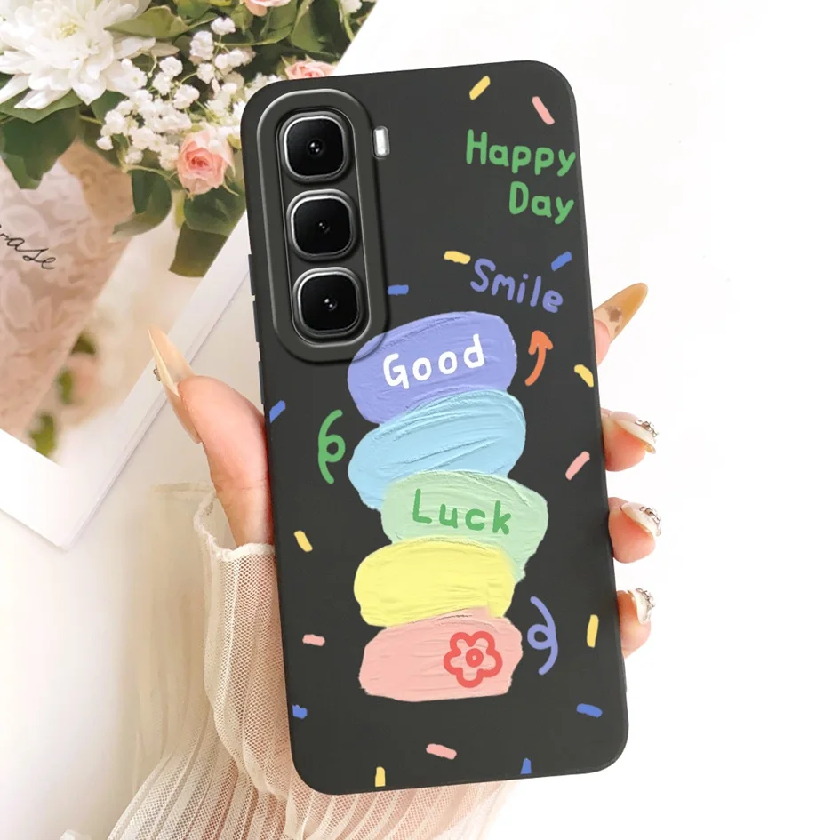 Cute Cartoon Candy Color Anti-Slip Silicone Phone Case with Lens Protection