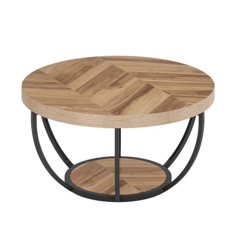 Mini Round Coffee Table Homestay Hotel Light Luxury Mini Apartment Sofa Tea Table 커피 테이블