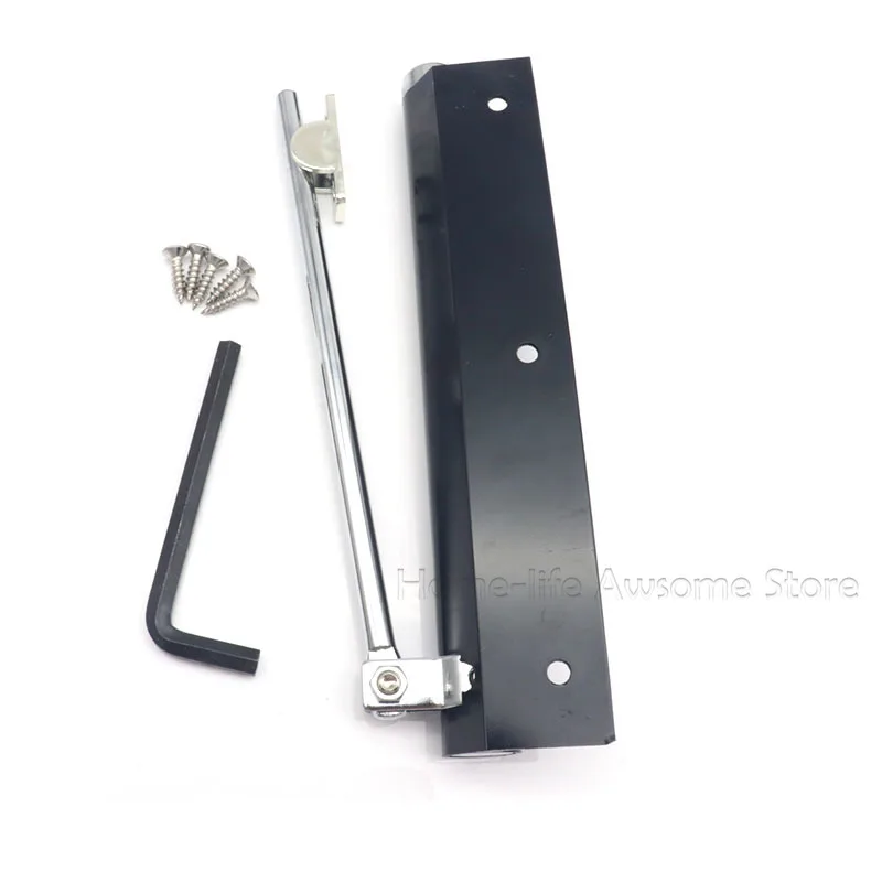 15-40KG Large Simple Spring Automatic Door Closer Hinge Black/silver Household Light Door Closer Adjustable