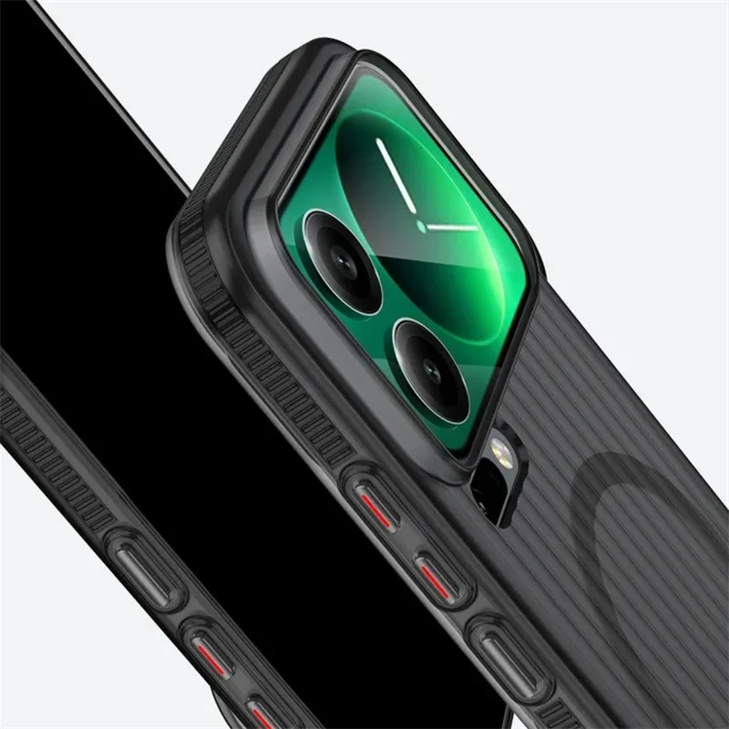 Xiaomi Mi 17 Pro Max Anti-Slip Magnetic Transparent Protective Case