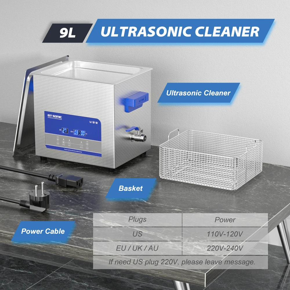 GTSONIC Ultrasonic Cleaner - 2L to 27L Digital Ultrasound Bath with Big Sale Price Description Image.This Product Can Be Found With The Tag Names Digital ultrasonic cleaner 6l, Ultrasonic cleaning machine 3l, Ultrasonic cleaning machine 6l