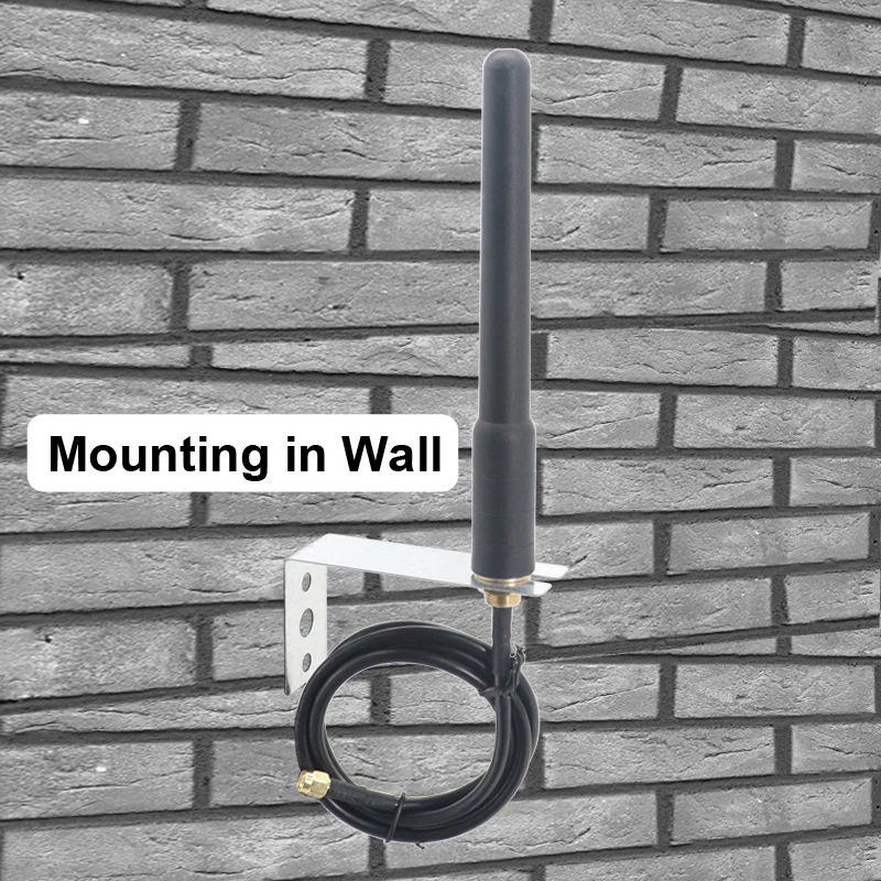 5G 4G LTE 3G GSM 433Mhz WiFi 라우터 신호 부스트용 벽 브래킷 SMA 안테나 Lora Omni WiFi 카드
