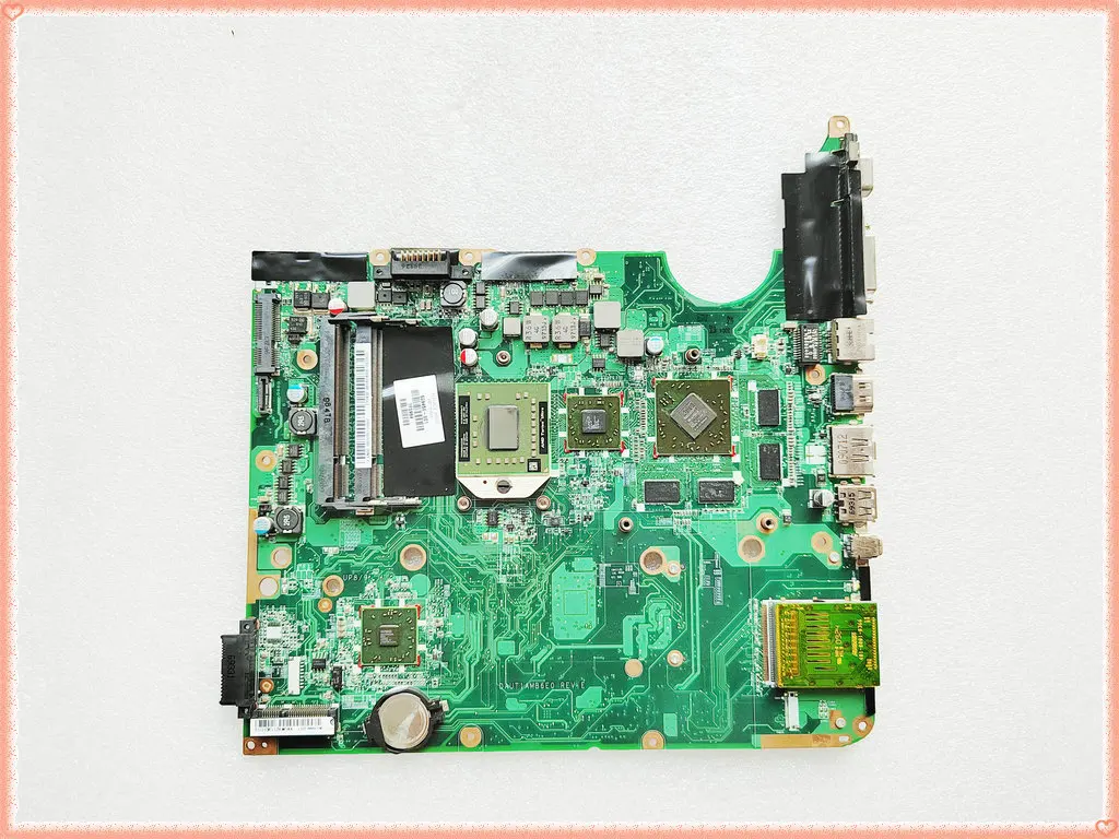 Материнская плата для ноутбука HP DV6 DV6-1000 DAUT1AMB6E0 DAUT1AMB6D0 509450-001 + процессор