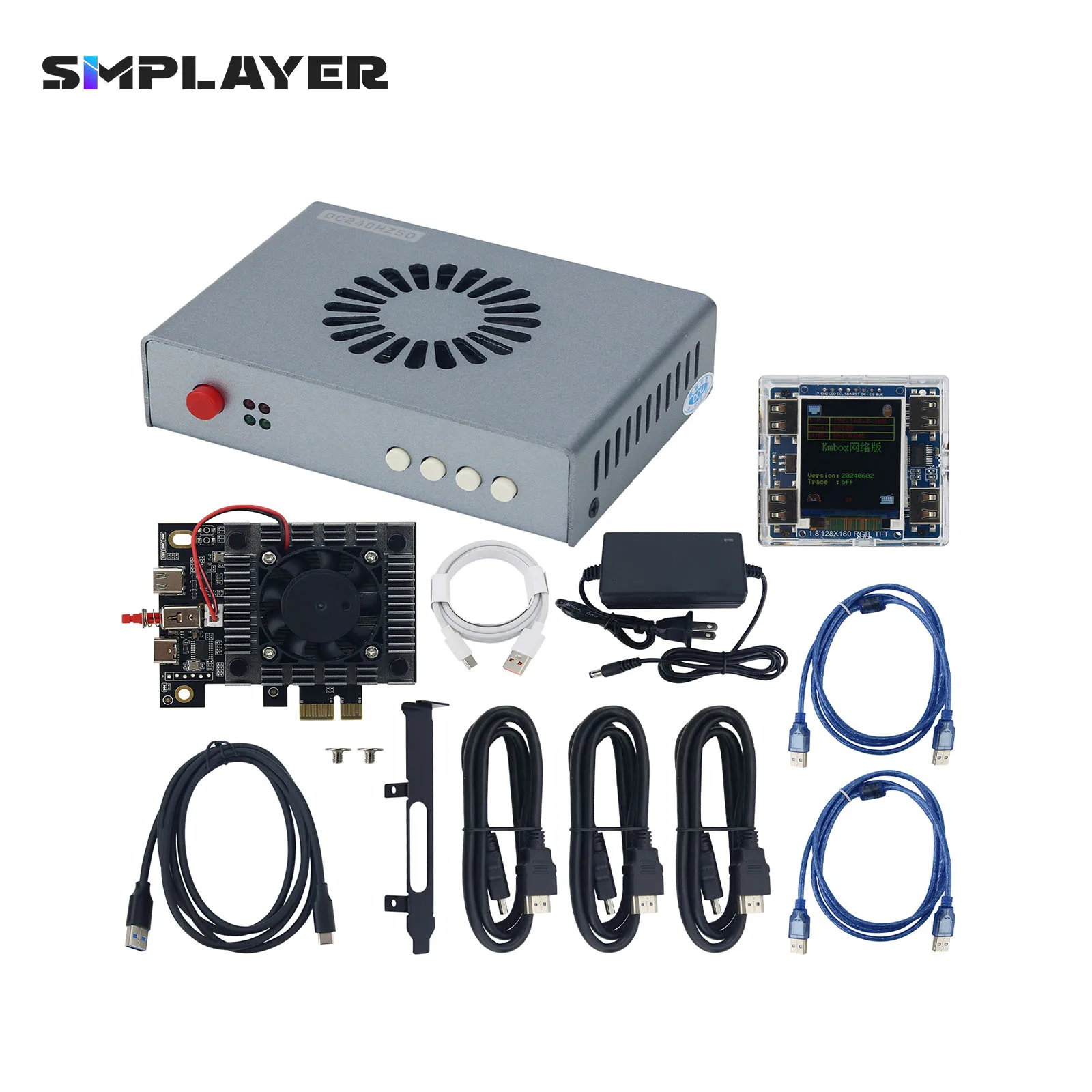 

Видеопроцессор Simplayer CapDMA, многослойная коробка, совместимая с HDMI + плата DMA STARK 75T + KMBOX NET Version, набор «сделай сам»