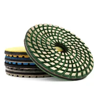 5 Inch 125mm Diamond Grinding Disc Sintered Metal Bond Dry Wet Polishing Wheel For Concrete stone Turbo Segment Abrasive Pad