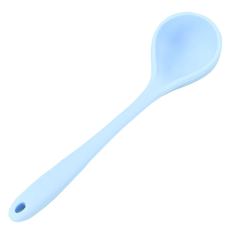 Silicone Ladle Spoon Heat Resistant Soup Ladle Scoop Solid Coating Handle Utensilios De Cocina Silicone Spatula Tongs cooking utensils set,cooking spoons
