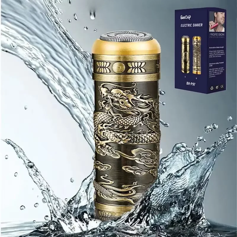 Dragon Head Shaver For Men Mini Razor Portable Shaver USB Charging Dragon Pattern Car Razor Easy to Carry Durable mini razor