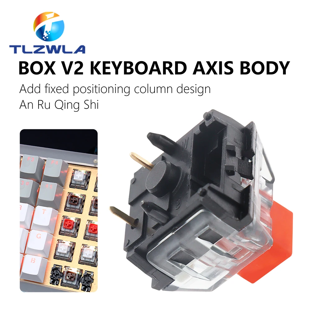 Kailh Box V2 Mechanical Keyboard Switch Set - White, Red, Brown (5-Pack)