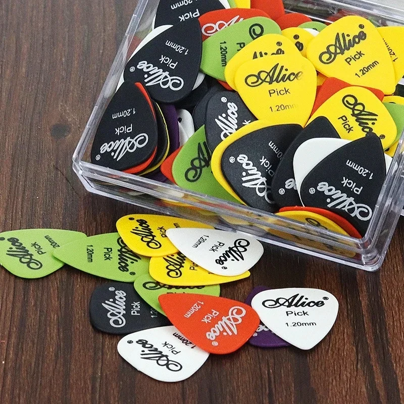 24/30/50/60pcs Alice Guitar Picks Thickness 0.58 0.71 0.81 0.96 1.20 1.50 Mm Mixed Color and Mixed Size