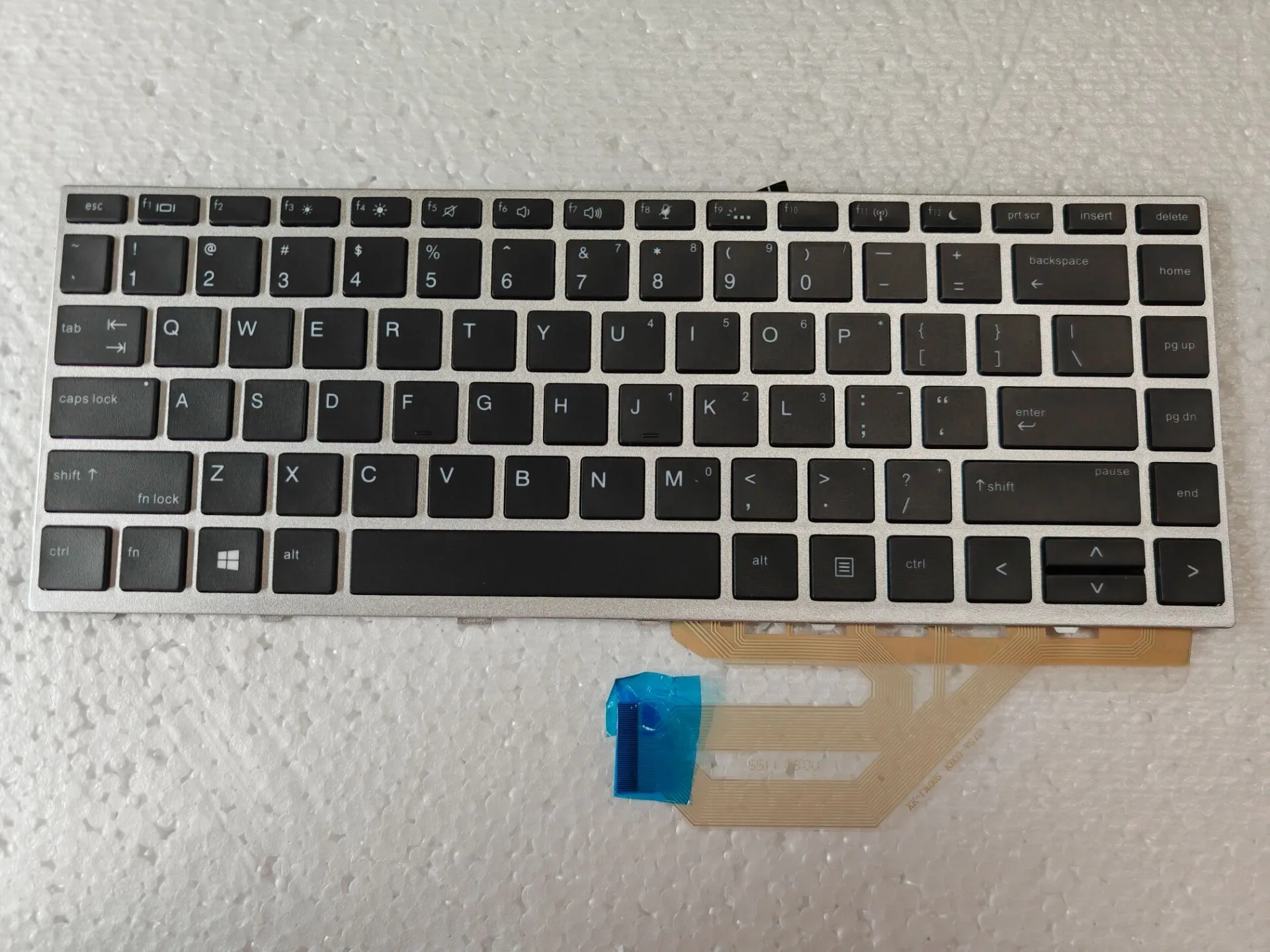 Nuova Tastiera Per Hp Probook 430 G5 440 G5 445 G5 640 G4 640 G5 640 G5 645 G5 Cornice Argento Usa Retroilluminata