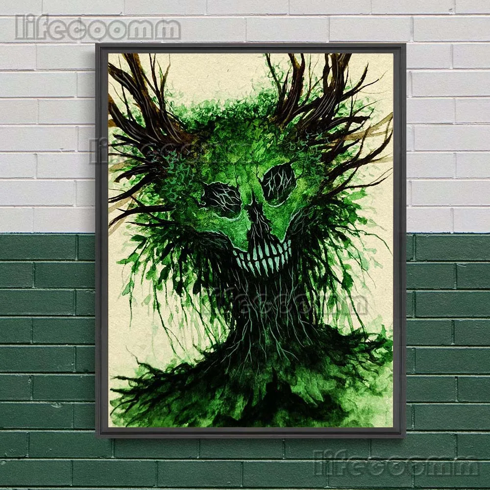 Mystical Creature Vintage Wall Art Canvas Poster