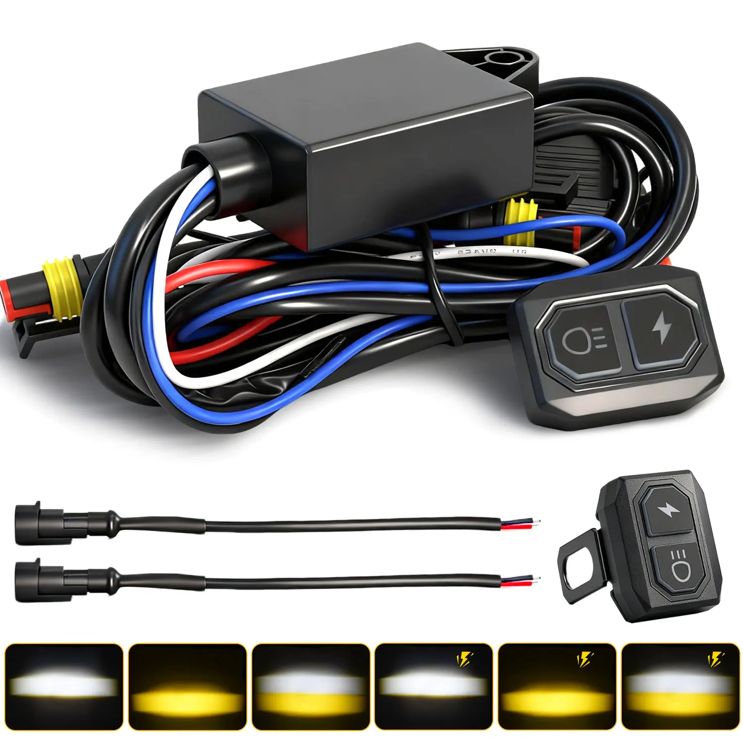 ตัวเลือกสินค้า สายไฟ LED บาร์ 14.8 ฟุต 16AWG สำหรับรถยนต์ รถบรรทุก เรือ