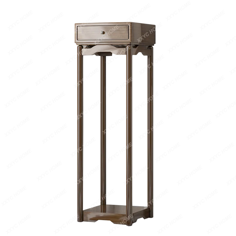 

Solid Wood Flower Stand Chinese-Style Corner Floor-Standing Multi-Flower Succulent Dedicated Holder Decoration Rack