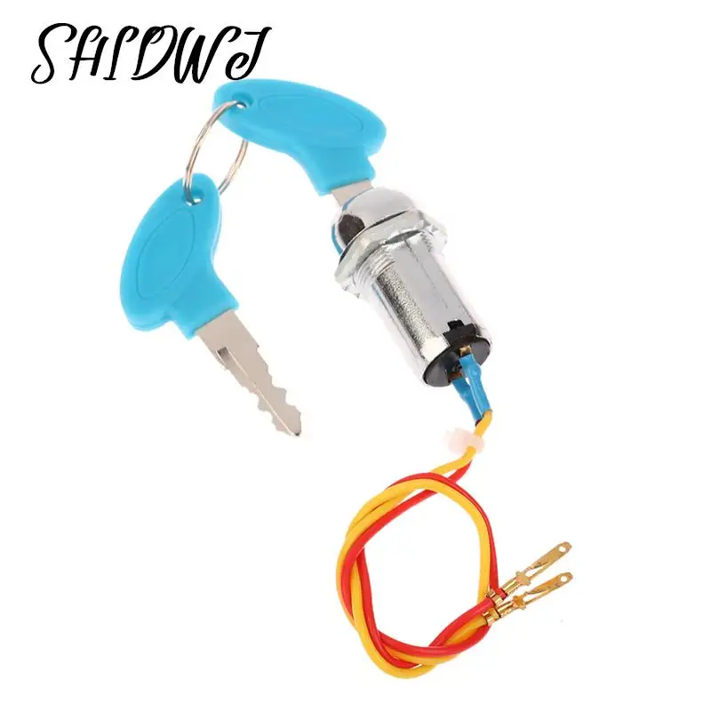 

New Arrival 1 Set 2 Wire Key Ignition Switch Lock Motorcycle Go Kart Scooter Bike Switches For Motorcycle Electrical System