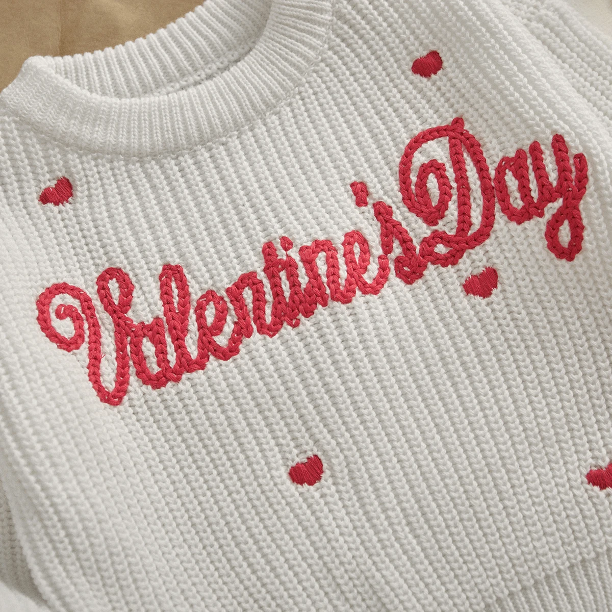 ma&baby 0-18M Valentine's Day Newborn Infant Toddler Baby Girl Boy Sweaters Knit Letter Warm Fall Spring Winter Clothing